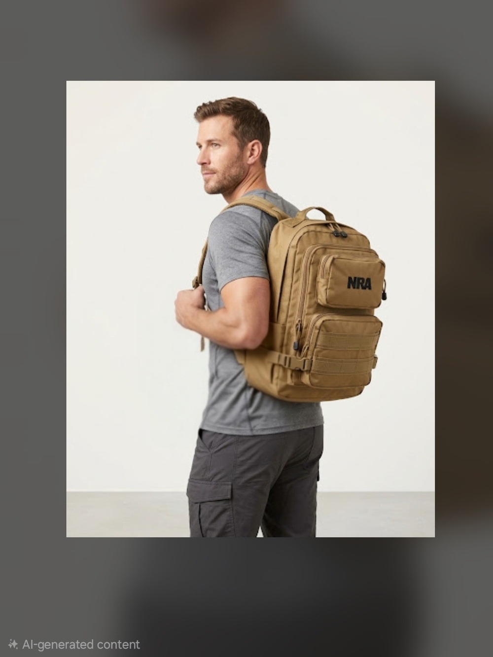 Tactical Backpack - Tan NWOT